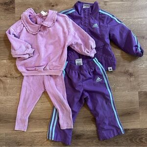 Bundle toddler purple 12m sets